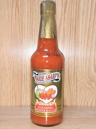 Picture of Marie Sharp's Fiery Hot Red Habanero Pepper Sauce - 10 oz Bottle